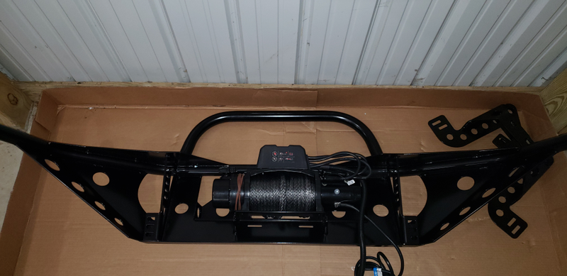 Illustration for article titled Front Bumper/Winch Installed on Project 4Runner